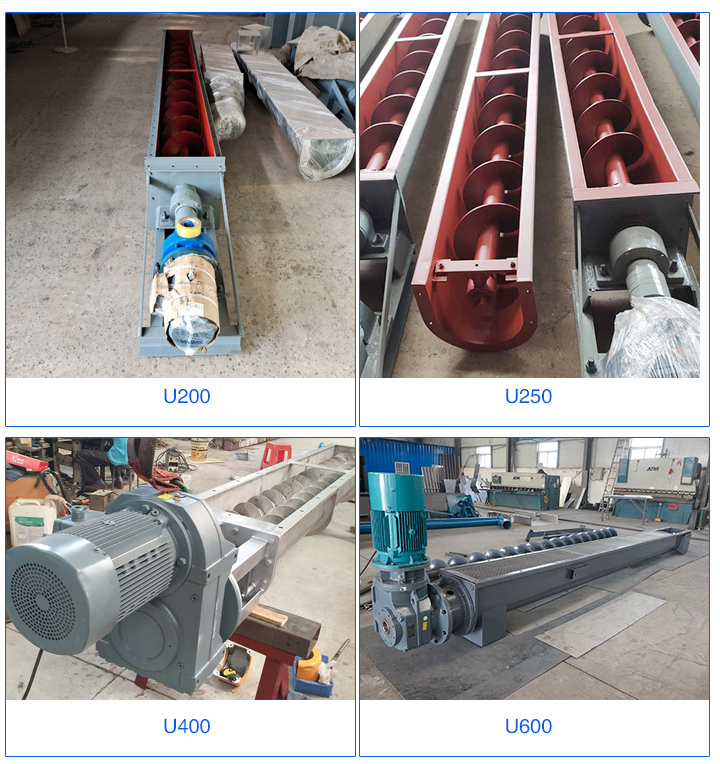 輸送量決定了螺旋輸送機(jī)型號(hào)的選擇,用戶所需輸送物料的產(chǎn)量越大,選擇的螺旋給料機(jī)型號(hào)也就越大